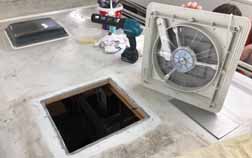 Montáž střešního ventilátoru pro obytný vůz